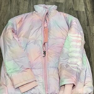 nwt Juicy Couture Cotton Candy Puffer Jacket size small